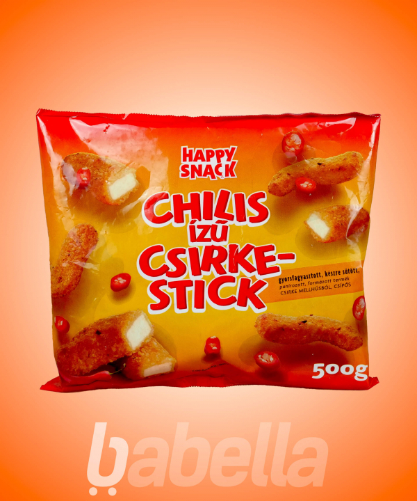 FAGY.HAPPY SNACK CHILIS CSIRKEM.CSÍK 500G