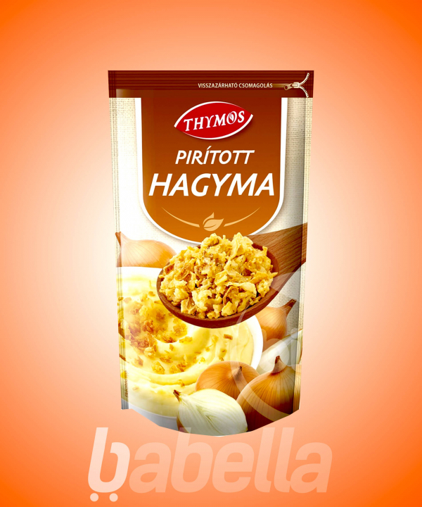 PIRÍTOTT HAGYMA 50G THYMOS VISSZAZÁRHATÓ