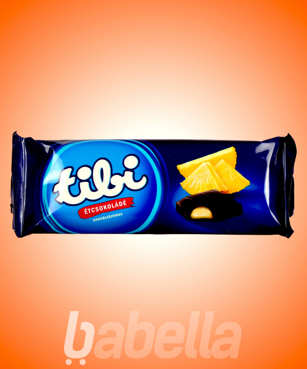 TIBI ÉTTÁBLA 90G ANANÁSZKRÉMES (PÚPOS)