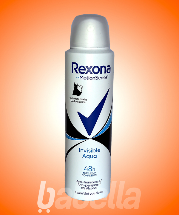 REXONA DEO 150ML INVISIBLE AQUA