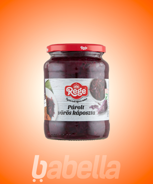REGE VÖRÖS KÁPOSZTA PÁROLT 720ML (500G)