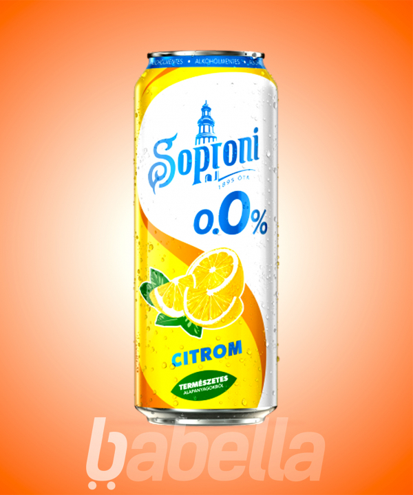 SOPRONI SÖR <DRS> 0,5L CITROM 0%