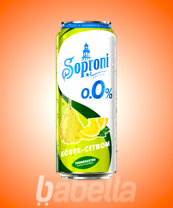 SOPRONI SÖR <DRS> 0,5L KÖRTE-CITROM 0%