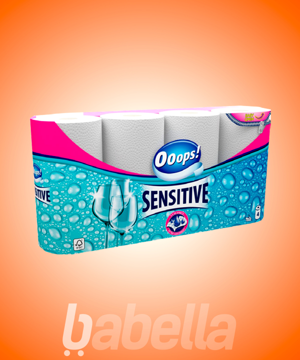 PAPÍRTÖRLŐ OOOPS!4TEK.SENSITIVE 2RTG
