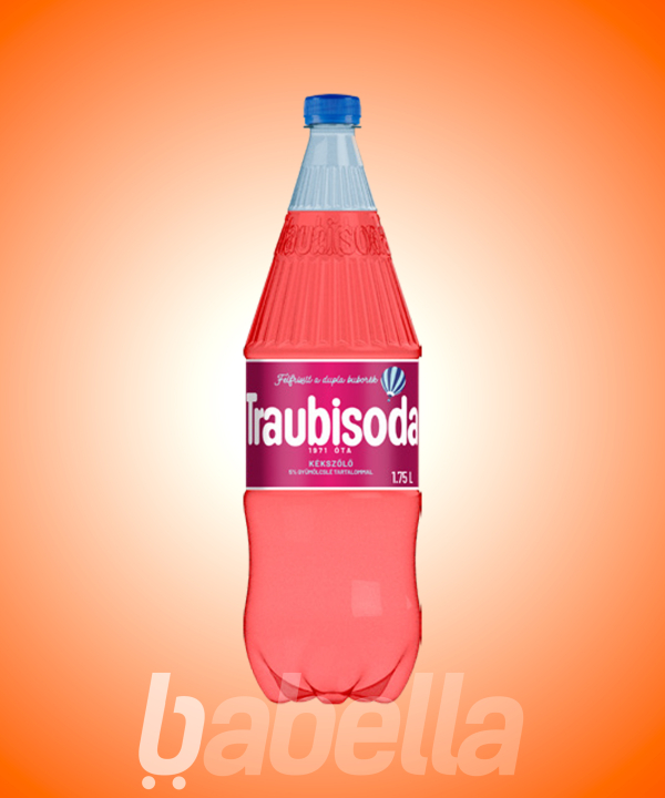 TRAUBISODA 1,75L <DRS> KÉKSZŐLŐ