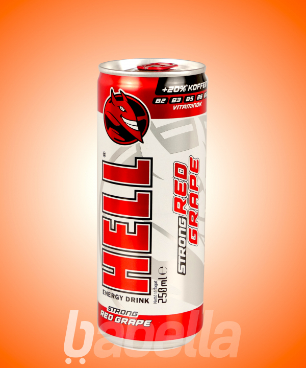 HELL ENERGIAITAL 250ML RED GRAPE STRONG