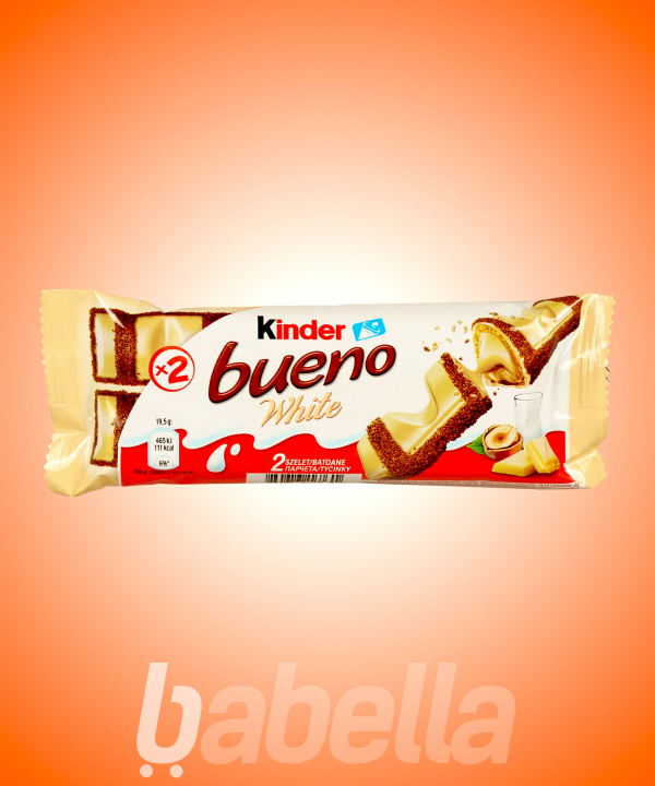 KINDER BUENO 39G WHITE