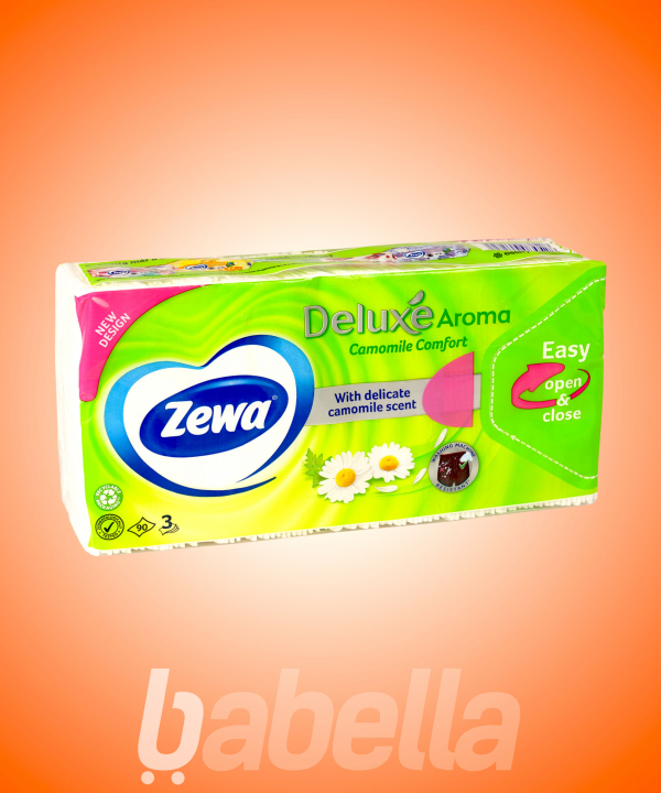 PAPÍRZSEBKENDŐ ZEWA DELUXE 90DB 3RTG.KAMI.