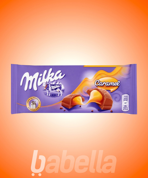 MILKA CSOKI 100G KARAMELL FOLYÉKONY
