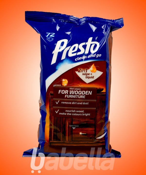 PRESTO CLEAN TÖRLŐK.BÚTORÁPOLÓ 72DB