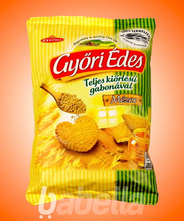 GYŐRI ÉDES KEKSZ TELJES KIŐRL.150G MÉZES
