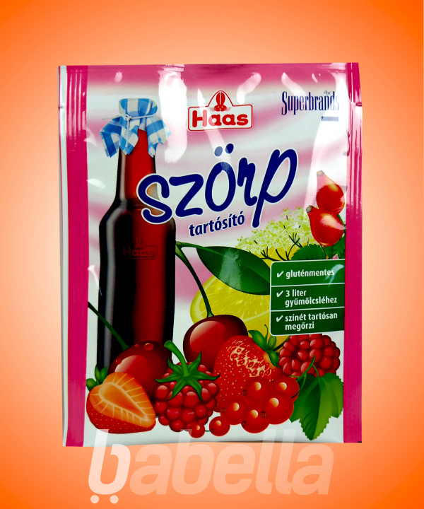HAAS BEFŐZÉSI TARTÓSÍTÓ 20G SZÖRPHÖZ