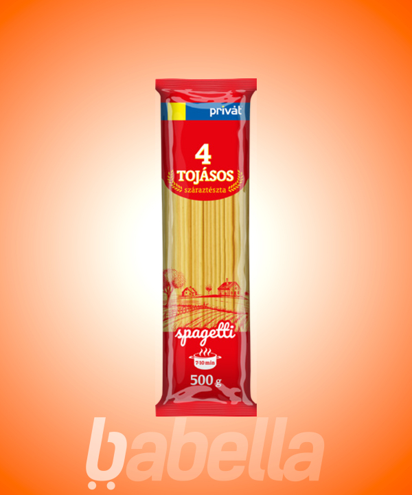PRIVÁT TÉSZTA 4T.500G SPAGETTI