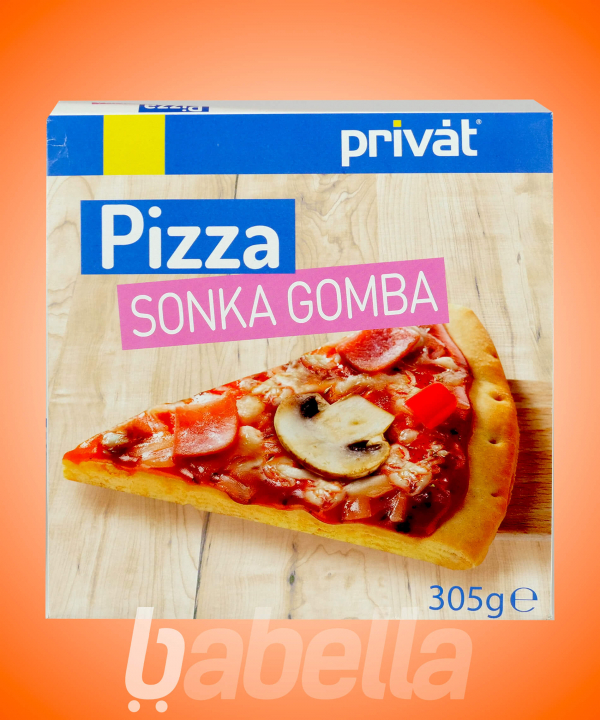 FAGY.PRIVÁT SONKÁS GOMBÁS PIZZA 305G